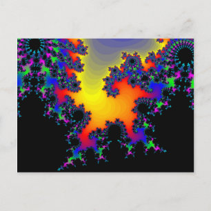 Der Rand des Fraktals: Postkarte