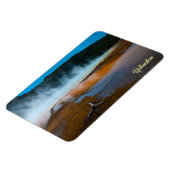 der Rand des Grand Prismatic Spring Yellowstone Magnet (Linke Seite)