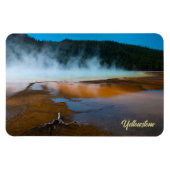 der Rand des Grand Prismatic Spring Yellowstone Magnet (Horizontal)