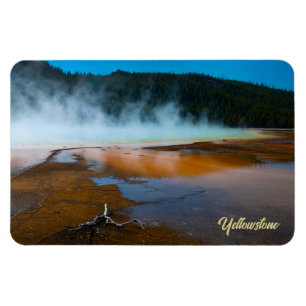 der Rand des Grand Prismatic Spring Yellowstone Magnet