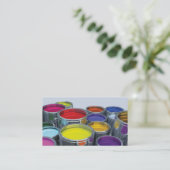 Der Rand-Visitenkarte des Malers Visitenkarte (Stehend Vorderseite)