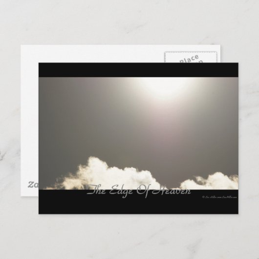 Der Rand von Himmelsbekleidung, Geschenken und Sam Postkarte (Vorne/Hinten)