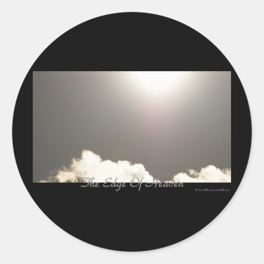 Der Rand von Himmelsbekleidung, Geschenken und Sam Runder Aufkleber (Vorderseite)