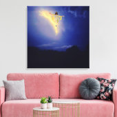 DER RAPTURE-CANVAS-DRUCK LEINWANDDRUCK (Insitu (Wohnzimmer))