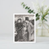 Der Rasen in der Nähe von Stanhope Postkarte (Stehend Vorderseite)