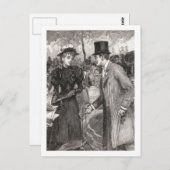 Der Rasen in der Nähe von Stanhope Postkarte (Vorne/Hinten)