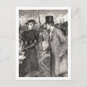 Der Rasen in der Nähe von Stanhope Postkarte