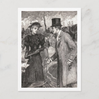 Der Rasen in der Nähe von Stanhope Postkarte