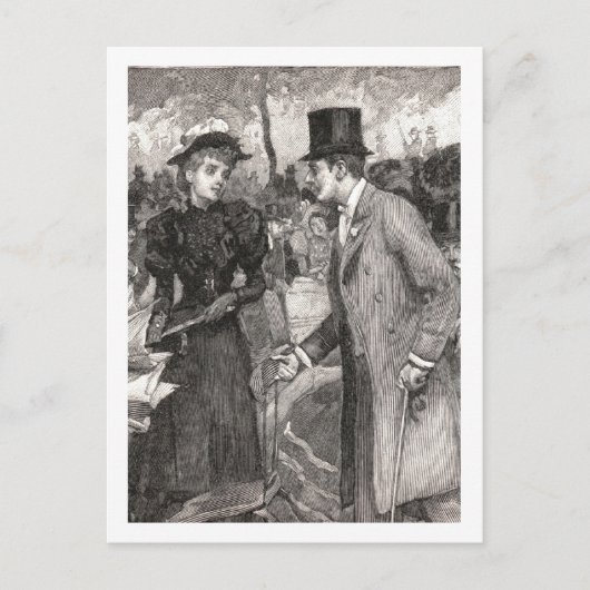 Der Rasen in der Nähe von Stanhope Postkarte (Vorderseite)