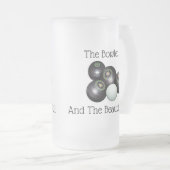 Der Rasen verschlingt den Kessel und das schöne, Mattglas Bierglas (VorderseiteRechts)