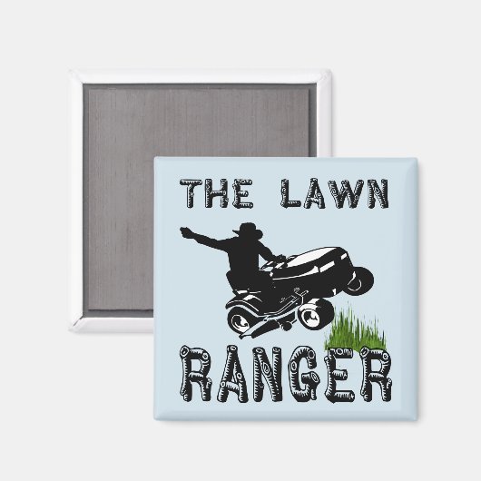 Der Rasenbereich Magnet (Vorderseite/Rückseite)