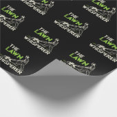 Der Rasenflüsterer Geschenkpapier (Ecke)