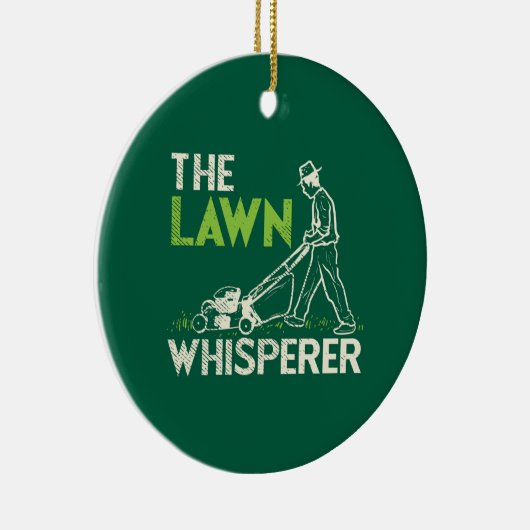 Der Rasenflüsterer Keramik Ornament (Rechts)