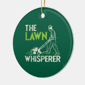 Der Rasenflüsterer Keramik Ornament (Links)