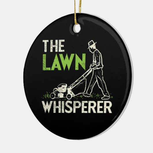 Der Rasenflüsterer Keramik Ornament (Links)