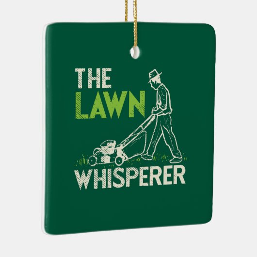 Der Rasenflüsterer Keramikornament (Rechts)