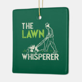 Der Rasenflüsterer Keramikornament (Links)