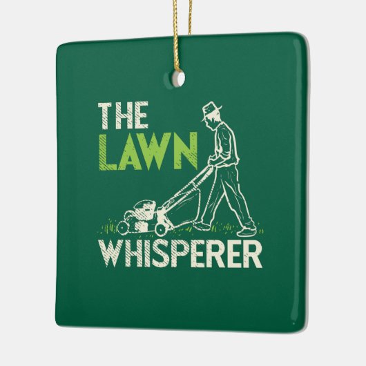 Der Rasenflüsterer Keramikornament (Links)