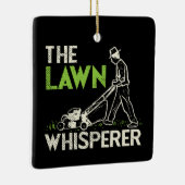 Der Rasenflüsterer Keramikornament (Rechts)