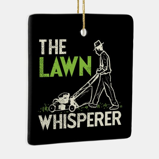Der Rasenflüsterer Keramikornament (Rechts)