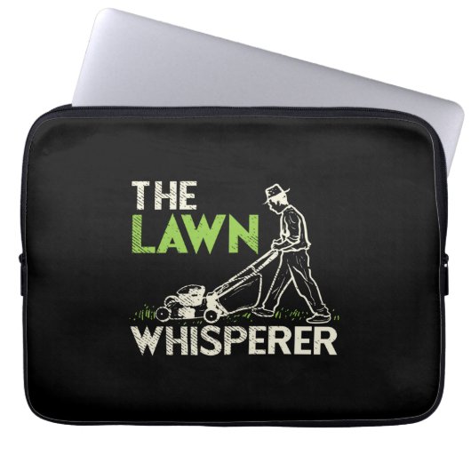 Der Rasenflüsterer Laptopschutzhülle (Vorderseite)