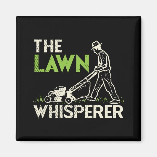 Der Rasenflüsterer Magnet (Vorne)