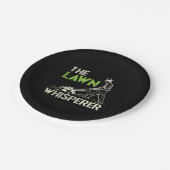 Der Rasenflüsterer Pappteller (Schrägansicht)