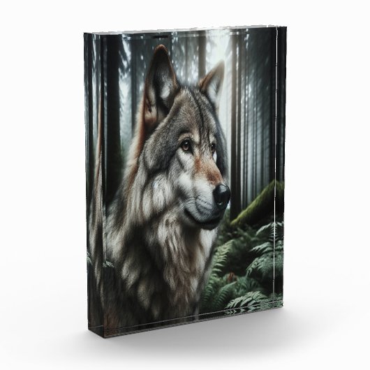 Der rätselhafte Wolf des Waldes | Fotoblock (Links)