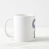 Der Rätselknacker & Logo Green Kaffeetasse (Links)