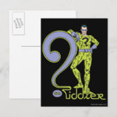 Der Rätselknacker & Logo Green Postkarte (Vorne/Hinten)