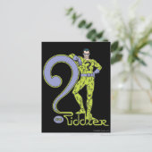 Der Rätselknacker & Logo Green Postkarte (Stehend Vorderseite)