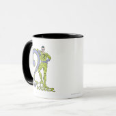 Der Rätselknacker & Logo Green Tasse (Vorderseite Links)