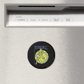 Der Rätselknacker & Logo Lila Magnet (In Situ (Geschirrspüler))