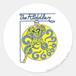 Der Rätselknacker & Logo Lila Runder Aufkleber