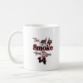 Der Rauch ist gestiegen Kaffeetasse (Links)