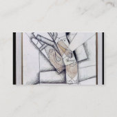 Der Raucher, 1912 (Holzkohle u. Rotkreide auf Visitenkarte (Rückseite)