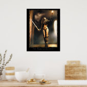 Der Raum der Dunkelheit Poster (Küche)