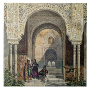 Der Raum der zwei Schwestern im Alhambra, Grana Fliese
