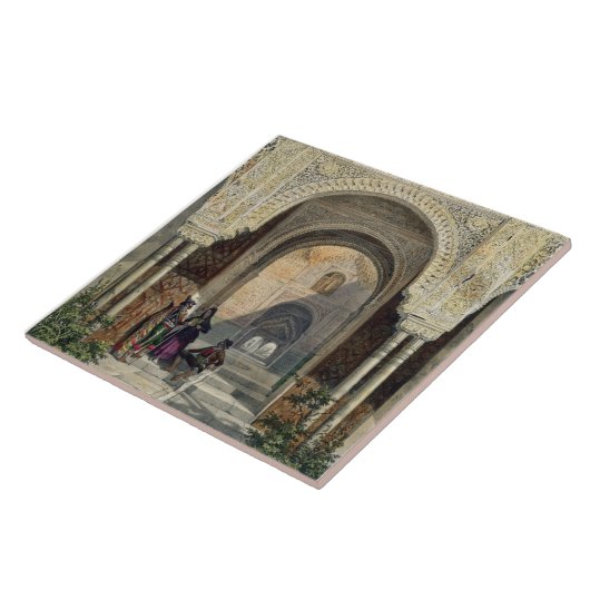 Der Raum der zwei Schwestern im Alhambra, Grana Fliese (Seite)