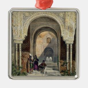 Der Raum der zwei Schwestern im Alhambra, Grana Silbernes Ornament