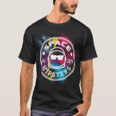 Der Raum-Hipster-Nebelfleck-T - Shirt der Männer (Vorderseite)