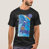 Der Raum-Hipster-Skylab-T - Shirt der Männer (Vorderseite)