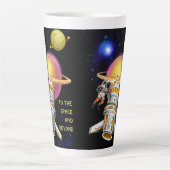 Der Raum und darüber hinaus Milchtasse (Vorderseite)