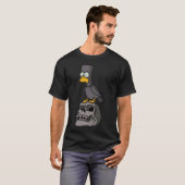 Der Raven Bart retro T-Shirt (Vorne ganz)
