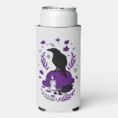 Der Raven des Herbstes - gotische Ernte Selters Dosenkühler (Seltzer Rückseite)