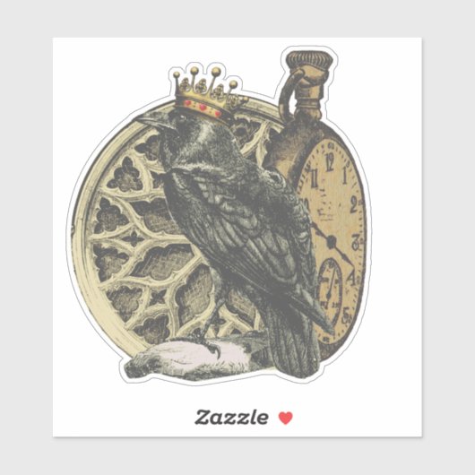 Der Raven King Aufkleber (Blatt)