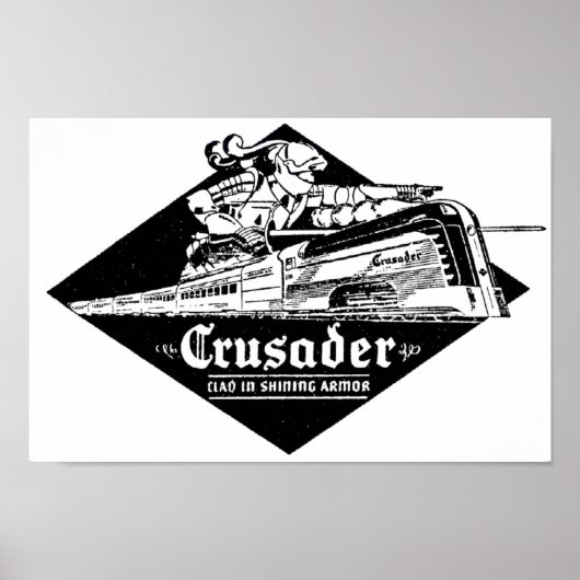 Der Reading Railroad Kreuzfahrer Streamliner Poster (Vorne)