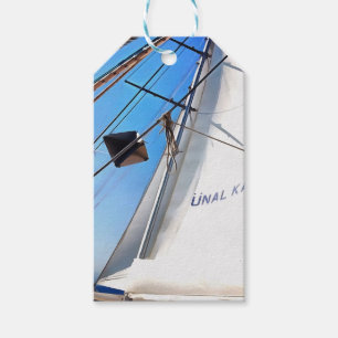 Der Realist passt die Segel-Kunst an Geschenkanhänger