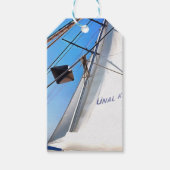 Der Realist passt die Segel-Kunst an Geschenkanhänger (Vorderseite)