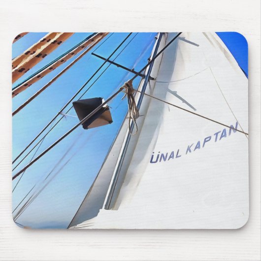 Der Realist passt die Segel-Kunst an Mousepad (Vorne)